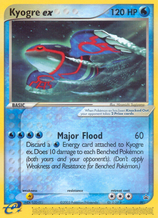 Kyogre ex (001) [Nintendo: Black Star Promos] | Card Merchant Takapuna