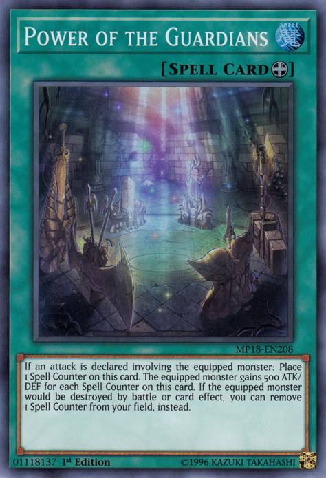 Power of the Guardians [MP18-EN208] Super Rare | Card Merchant Takapuna