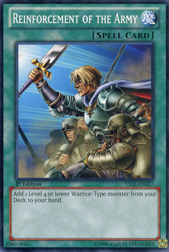 Reinforcement of the Army [YS12-EN027] Common | Card Merchant Takapuna