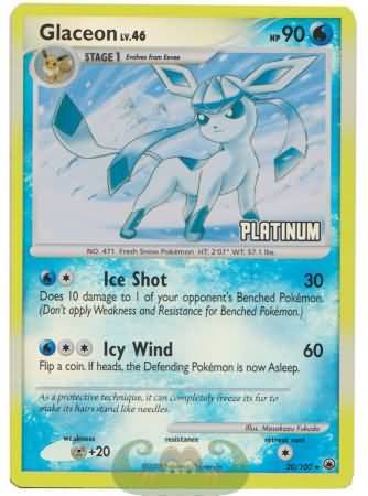 Glaceon (20/100) [Burger King Promos: 2009 Collection] | Card Merchant Takapuna