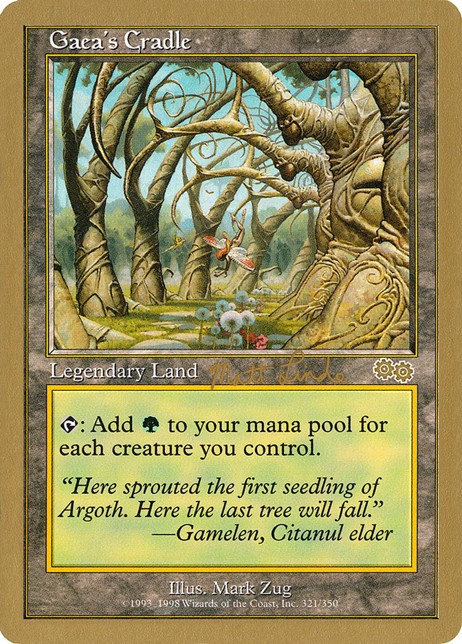 Gaea's Cradle (Matt Linde) [World Championship Decks 1999] | Card Merchant Takapuna