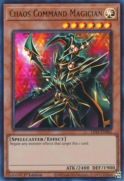 Chaos Command Magician [LDS3-EN083] Ultra Rare | Card Merchant Takapuna