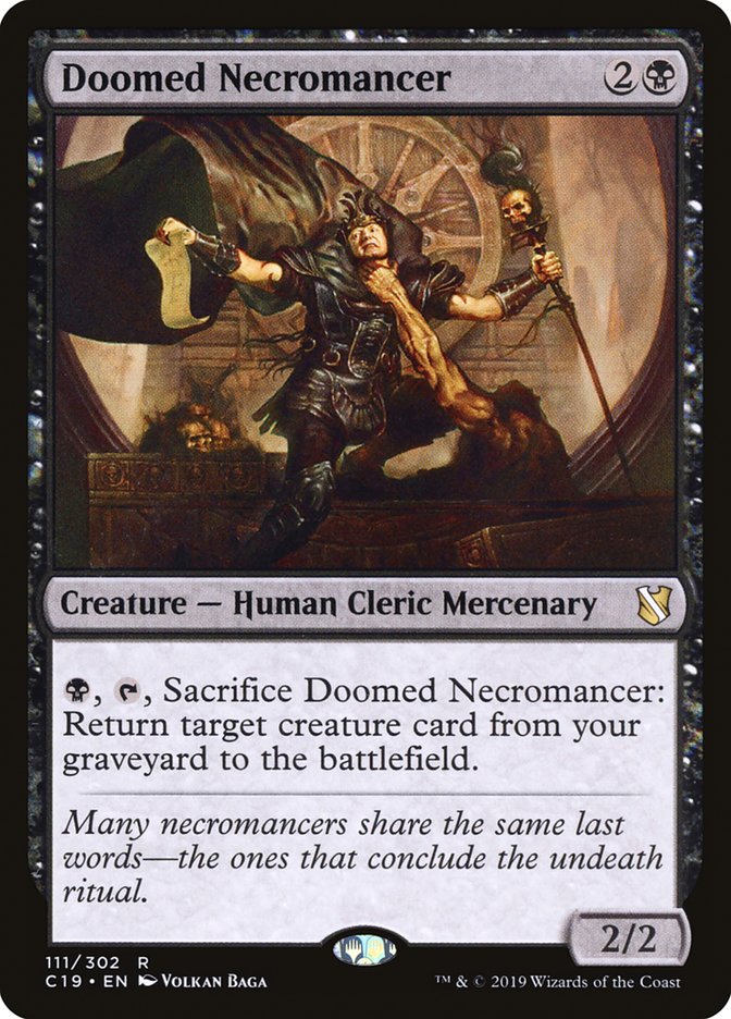 Doomed Necromancer [Commander 2019] | Card Merchant Takapuna