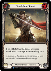 Steelblade Shunt (Yellow) [U-WTR127] (Welcome to Rathe Unlimited)  Unlimited Rainbow Foil | Card Merchant Takapuna