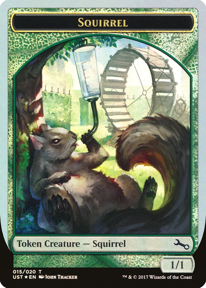 Squirrel Token [Unstable Tokens] | Card Merchant Takapuna