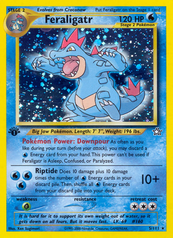 Feraligatr (5/111) [Neo Genesis 1st Edition] | Card Merchant Takapuna