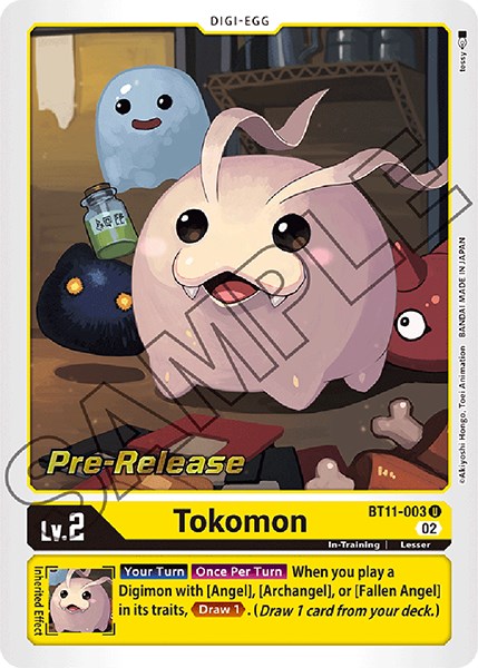 Tokomon [BT11-003] [Dimensional Phase Pre-Release Promos] | Card Merchant Takapuna