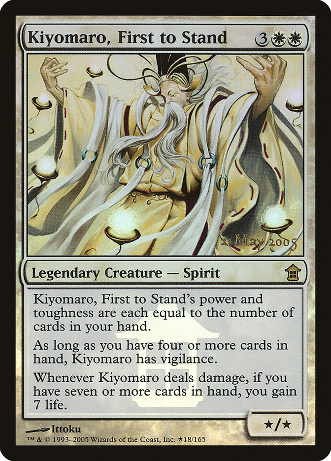 Kiyomaro, First to Stand [Saviors of Kamigawa Promos] | Card Merchant Takapuna