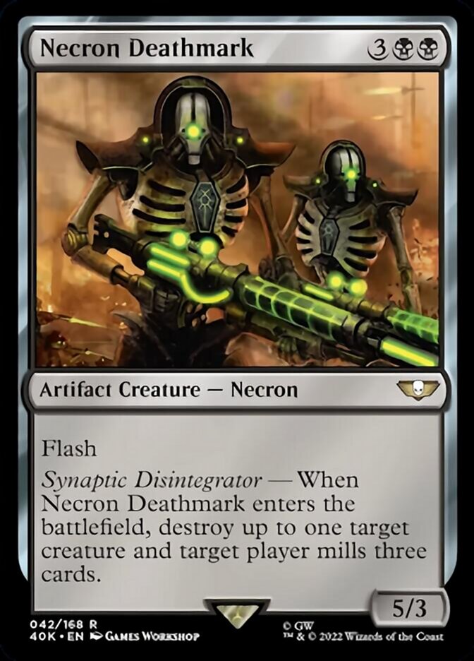 Necron Deathmark (Surge Foil) [Warhammer 40,000] | Card Merchant Takapuna