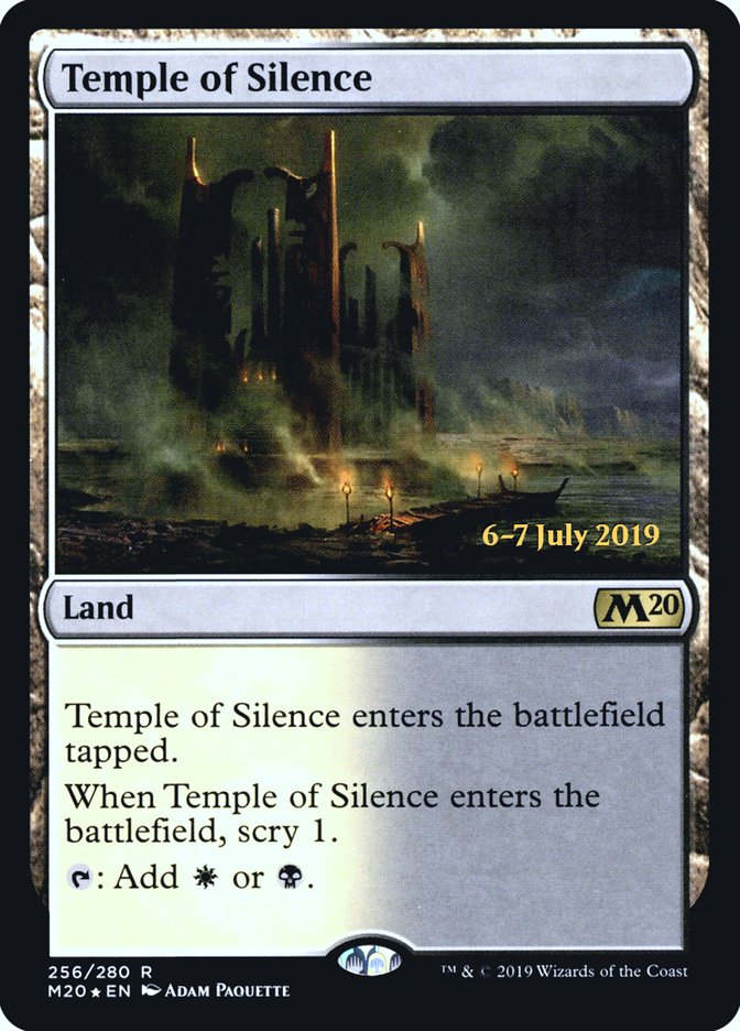 Temple of Silence [Core Set 2020 Prerelease Promos] | Card Merchant Takapuna