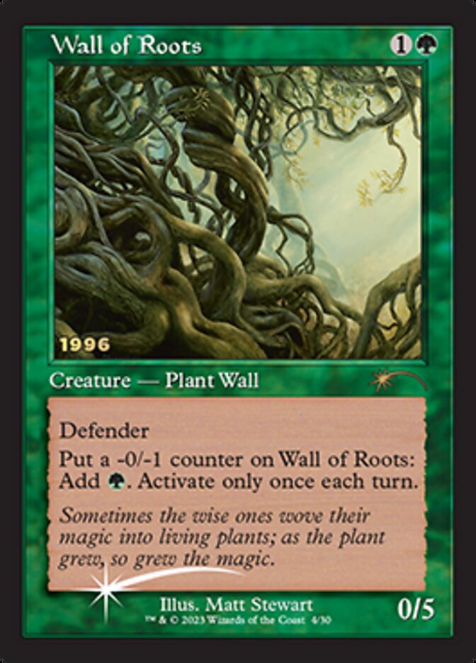 Wall of Roots [30th Anniversary Promos] | Card Merchant Takapuna