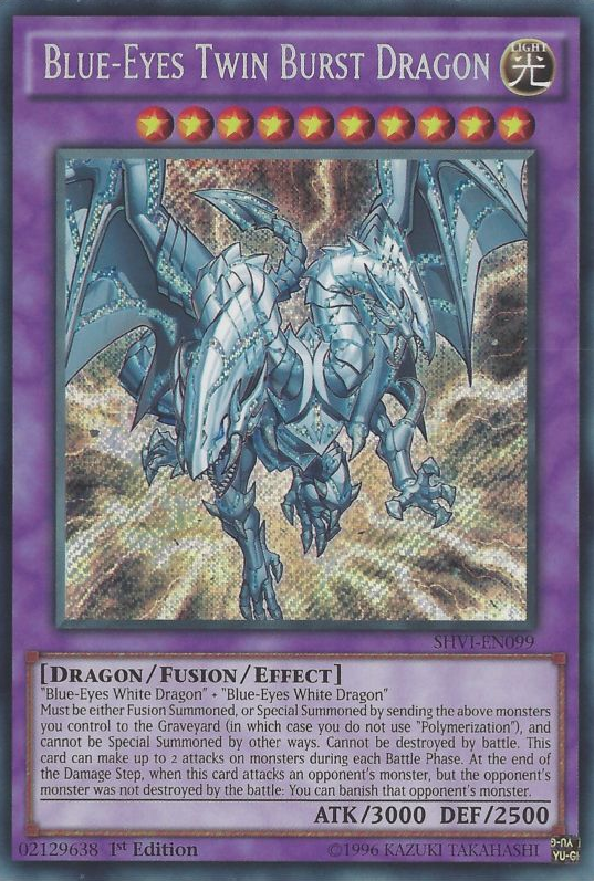 Blue-Eyes Twin Burst Dragon [SHVI-EN099] Secret Rare | Card Merchant Takapuna