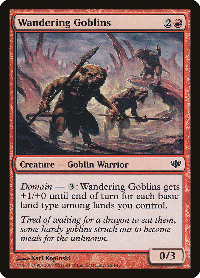 Wandering Goblins [Conflux] | Card Merchant Takapuna