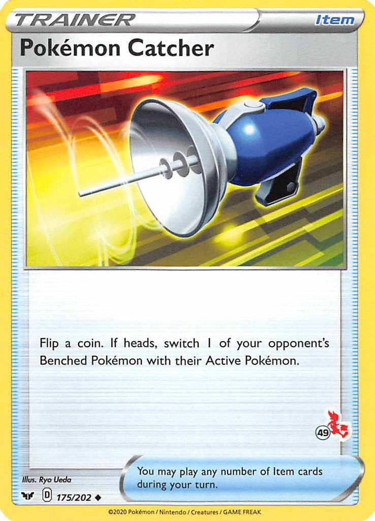 Pokemon Catcher (175/202) (Cinderace Stamp #49) [Battle Academy 2022] | Card Merchant Takapuna