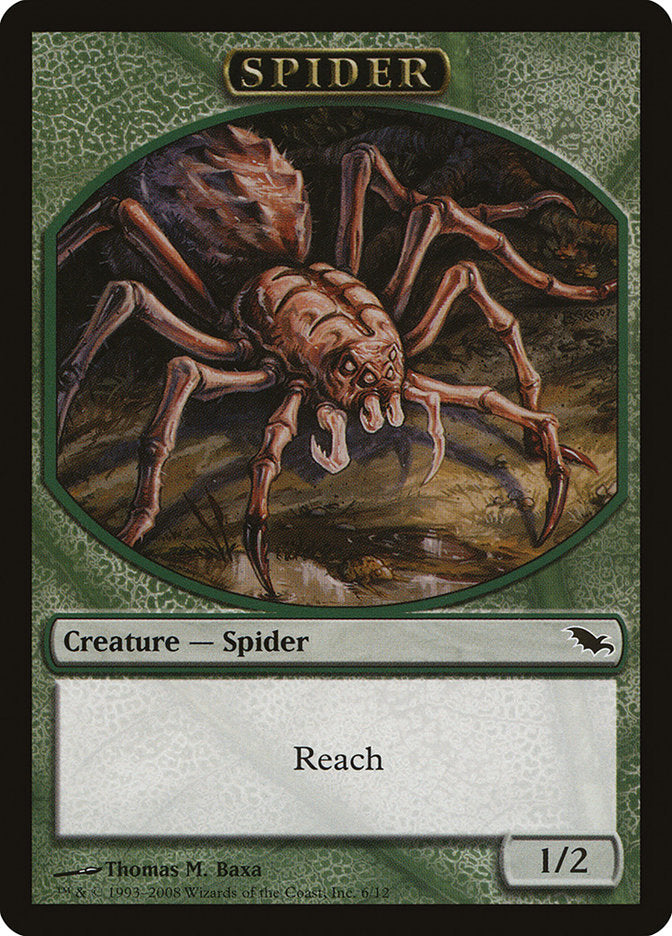 Spider Token [Shadowmoor Tokens] | Card Merchant Takapuna