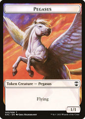 Kithkin Soldier // Pegasus Double-Sided Token [Kaldheim Commander Tokens] | Card Merchant Takapuna