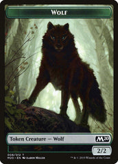 Zombie // Wolf Double-Sided Token [Game Night 2019 Tokens] | Card Merchant Takapuna