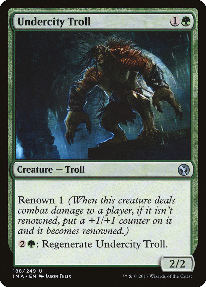 Undercity Troll [Iconic Masters] | Card Merchant Takapuna