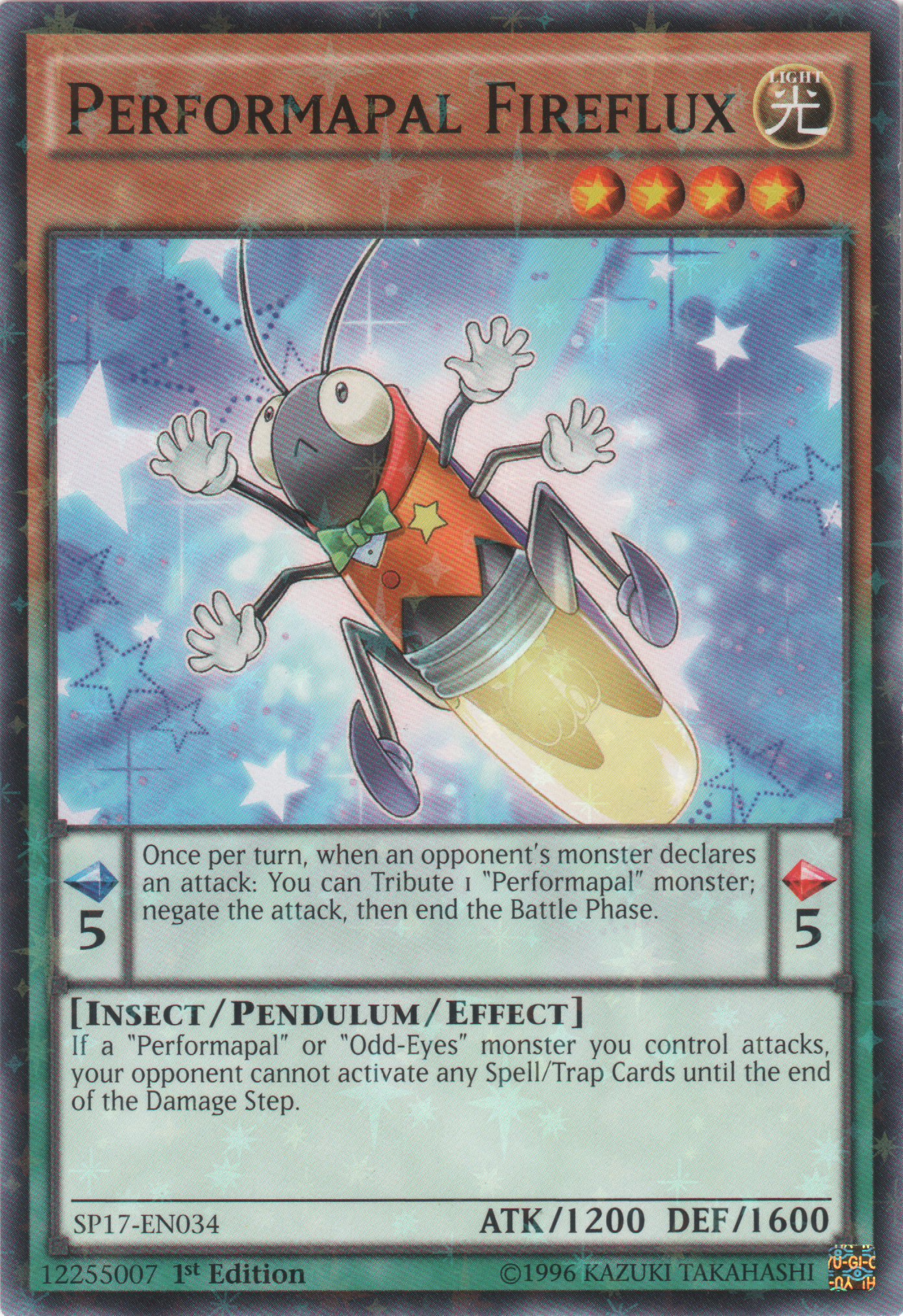 Performapal Fireflux [SP17-EN034] Starfoil Rare | Card Merchant Takapuna