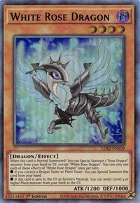 White Rose Dragon (Green) [LDS2-EN109] Ultra Rare | Card Merchant Takapuna