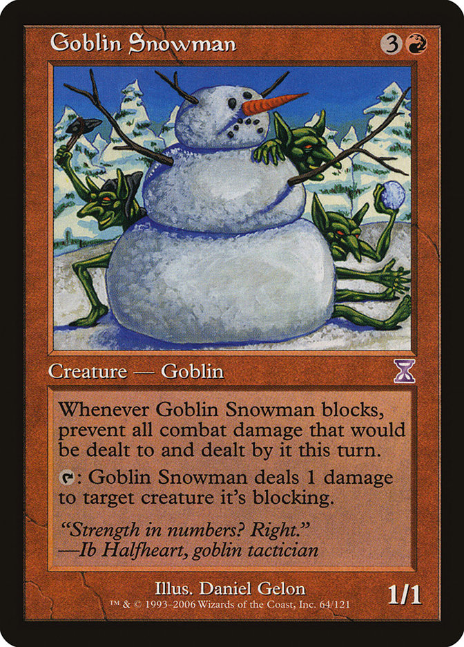 Goblin Snowman [Time Spiral Timeshifted] | Card Merchant Takapuna