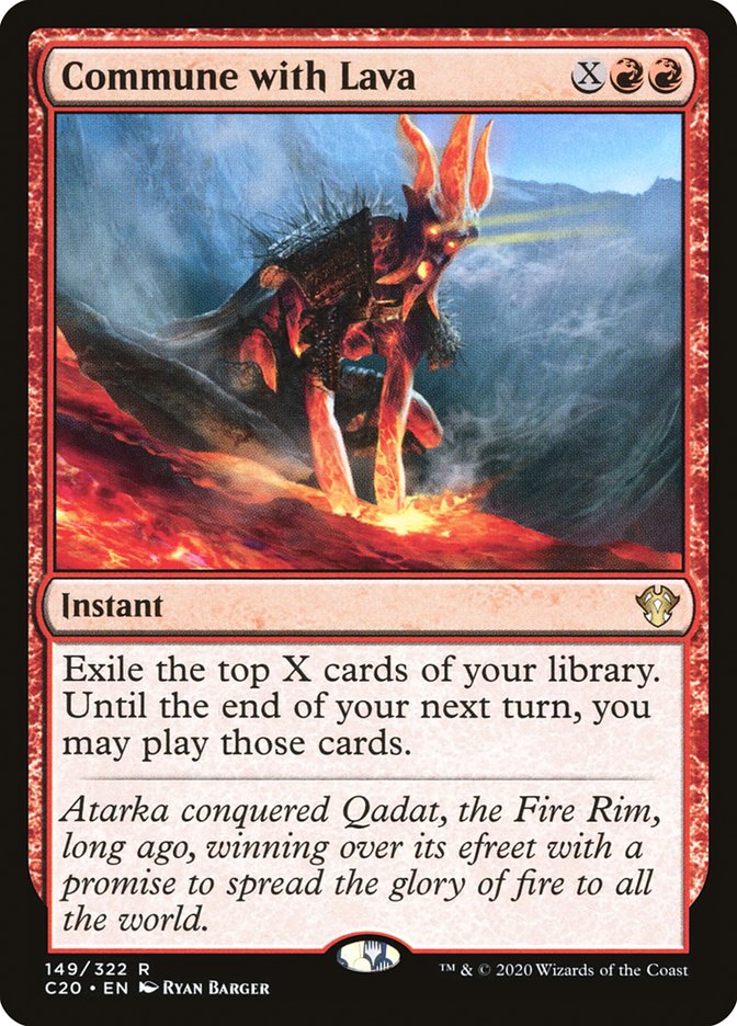 Commune with Lava [Commander 2020] | Card Merchant Takapuna