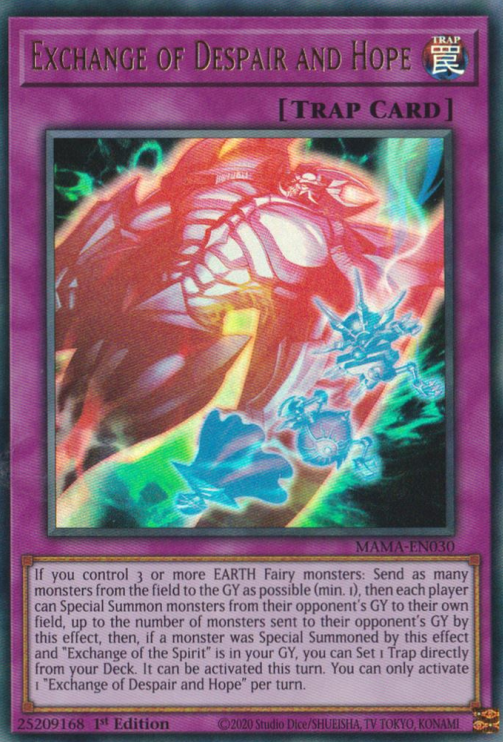 Exchange of Despair and Hope [MAMA-EN030] Ultra Rare | Card Merchant Takapuna