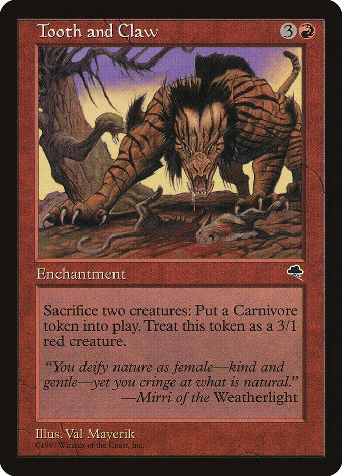 Tooth and Claw [Tempest] | Card Merchant Takapuna