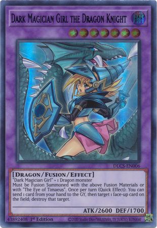 Dark Magician Girl the Dragon Knight (Alternate Art) [DLCS-EN006] Ultra Rare | Card Merchant Takapuna