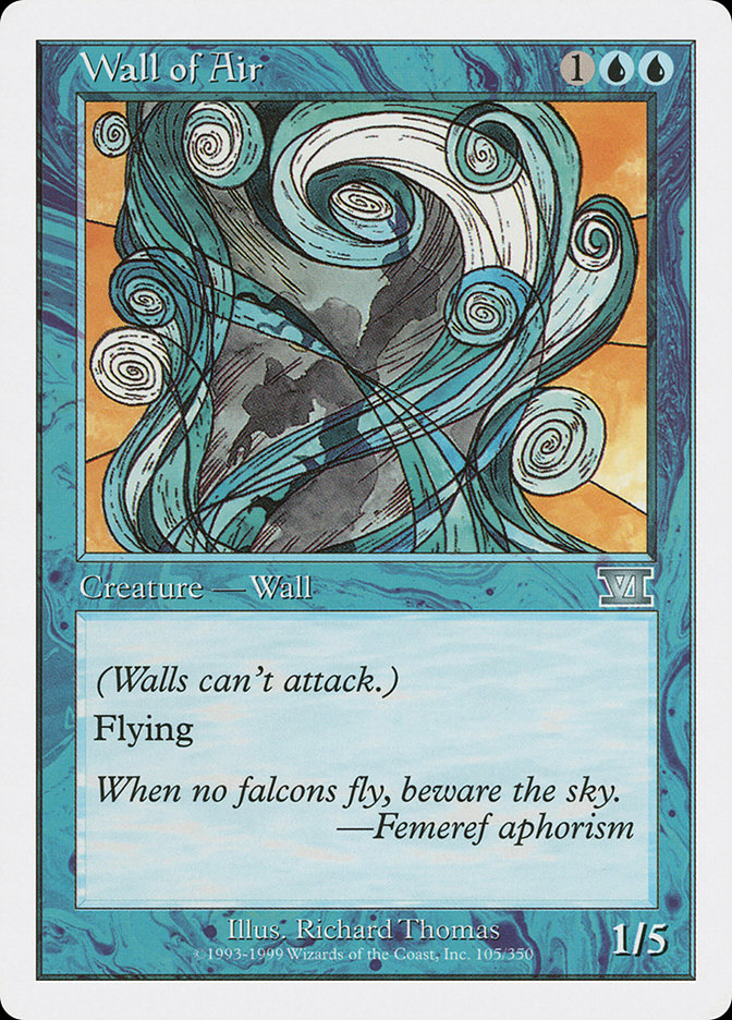 Wall of Air [Classic Sixth Edition] | Card Merchant Takapuna