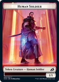 Human Soldier (005) // Zombie Double-Sided Token [Commander 2020 Tokens] | Card Merchant Takapuna