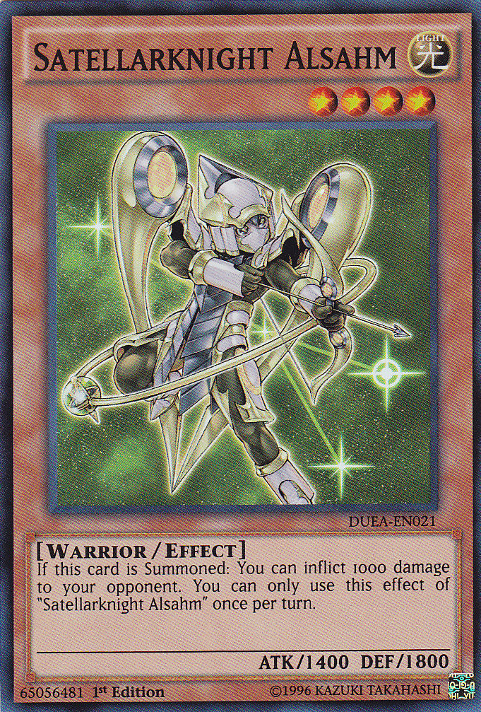 Satellarknight Alsahm [DUEA-EN021] Super Rare | Card Merchant Takapuna