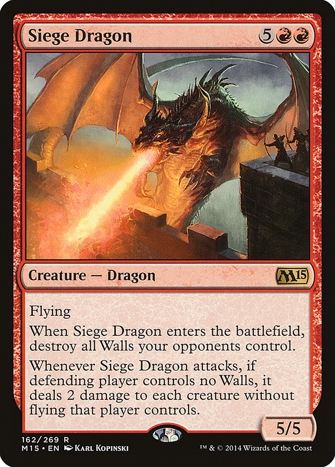 Siege Dragon [Magic 2015] | Card Merchant Takapuna