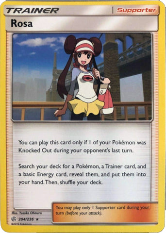 Rosa (204/236) (Build & Battle Box Exclusive) [Sun & Moon: Cosmic Eclipse] | Card Merchant Takapuna