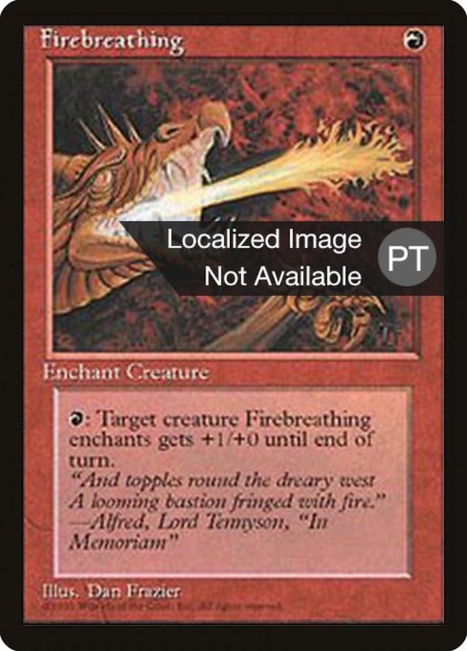 Firebreathing [Fourth Edition (Foreign Black Border)] | Card Merchant Takapuna