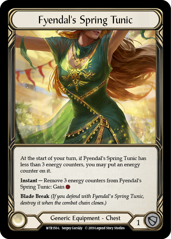 Fyendal's Spring Tunic [WTR150-L] (Welcome to Rathe)  Alpha Print Cold Foil | Card Merchant Takapuna