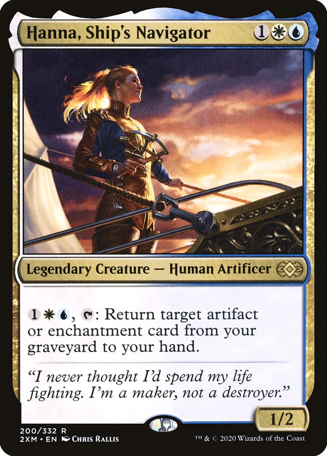 Hanna, Ship's Navigator [Double Masters] | Card Merchant Takapuna