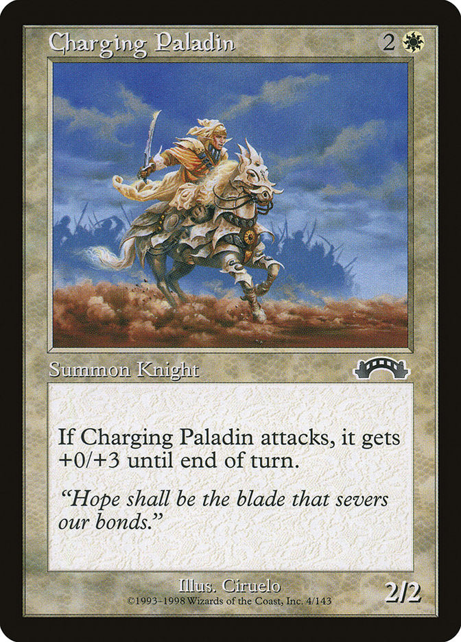 Charging Paladin [Exodus] | Card Merchant Takapuna