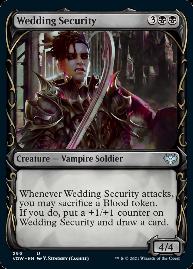 Wedding Security (Showcase Fang Frame) [Innistrad: Crimson Vow] | Card Merchant Takapuna