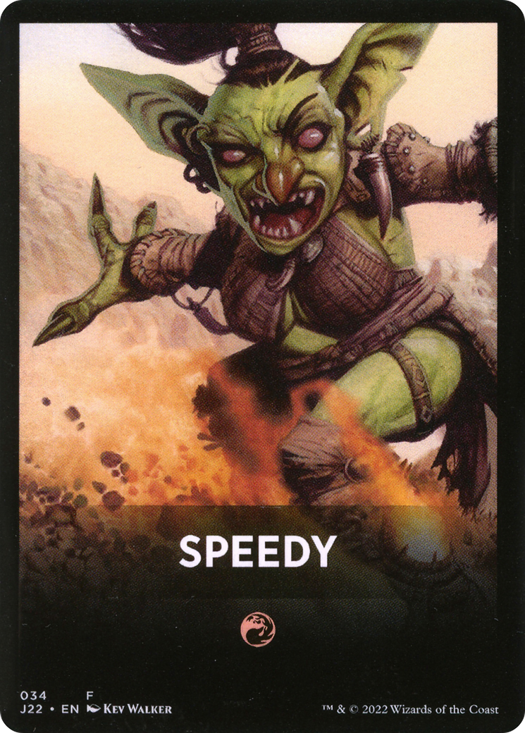 Speedy Theme Card [Jumpstart 2022 Front Cards] | Card Merchant Takapuna