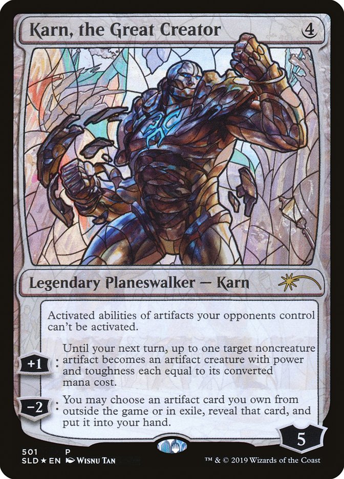 Karn, the Great Creator (Stained Glass) [Secret Lair Drop Promos] | Card Merchant Takapuna