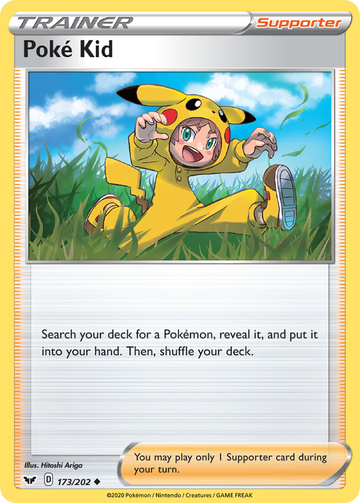 Poke Kid (173/202) [Sword & Shield: Base Set] | Card Merchant Takapuna