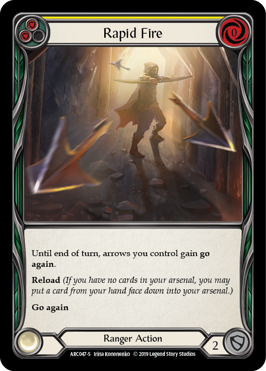 Rapid Fire [ARC047-S] (Arcane Rising)  1st Edition Normal | Card Merchant Takapuna