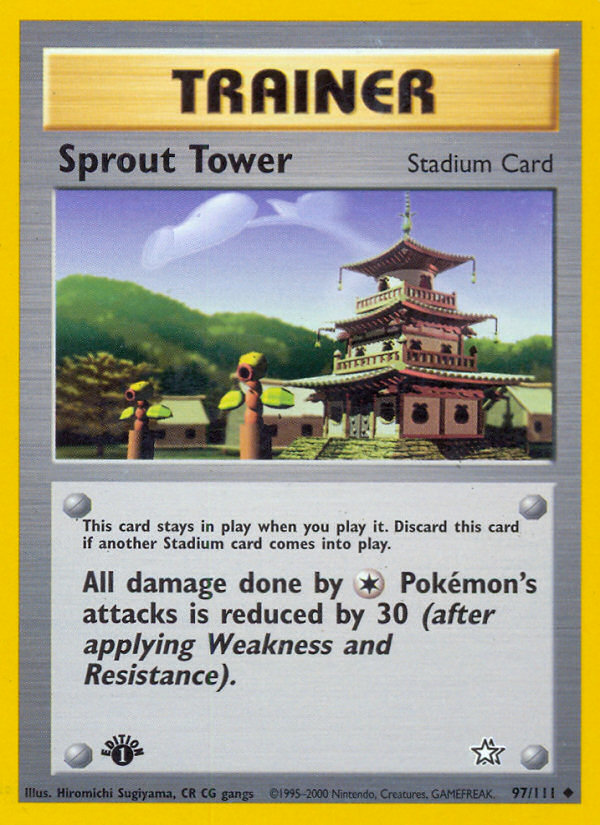 Sprout Tower (97/111) [Neo Genesis 1st Edition] | Card Merchant Takapuna