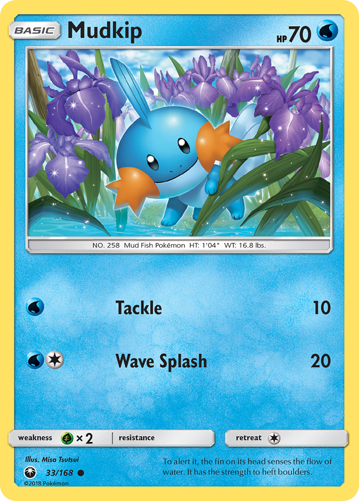 Mudkip (33/168) [Sun & Moon: Celestial Storm] | Card Merchant Takapuna