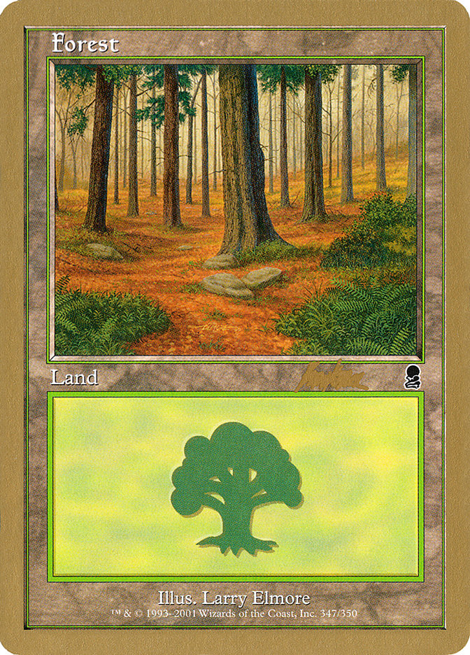 Forest (bk347) (Brian Kibler) [World Championship Decks 2002] | Card Merchant Takapuna