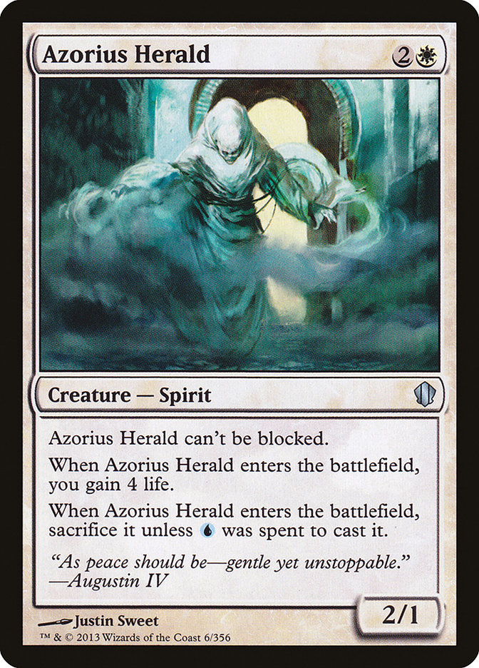 Azorius Herald [Commander 2013] | Card Merchant Takapuna