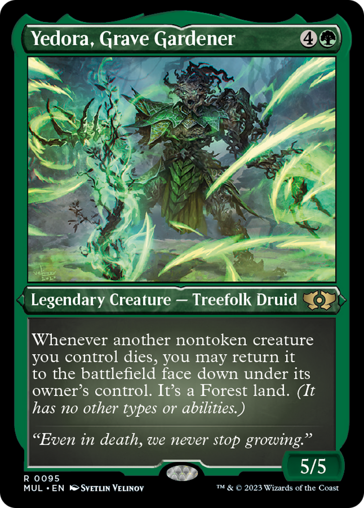 Yedora, Grave Gardener (Foil Etched) [Multiverse Legends] | Card Merchant Takapuna