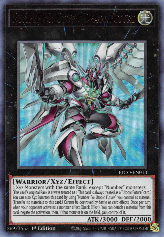 Number F0: Utopic Draco Future (Ultra Rare) [KICO-EN013] Ultra Rare | Card Merchant Takapuna