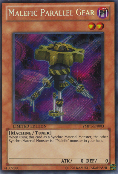 Malefic Parallel Gear [YMP1-EN003] Secret Rare | Card Merchant Takapuna